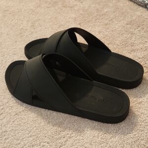 Steve Madden Black Textured Sole